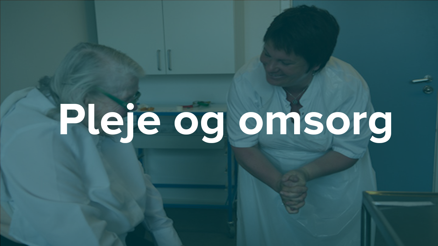 Pleje og omsorg - forskningssite